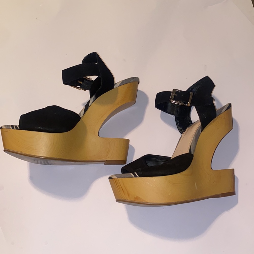 BCBG Generation Sexy Summer black Sandel Sz 8/38